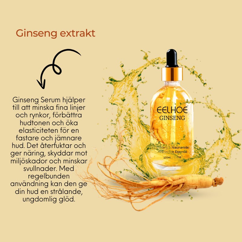 Ginseng Essence Anti-Ageing Serum | Bli Naturligt Yngre